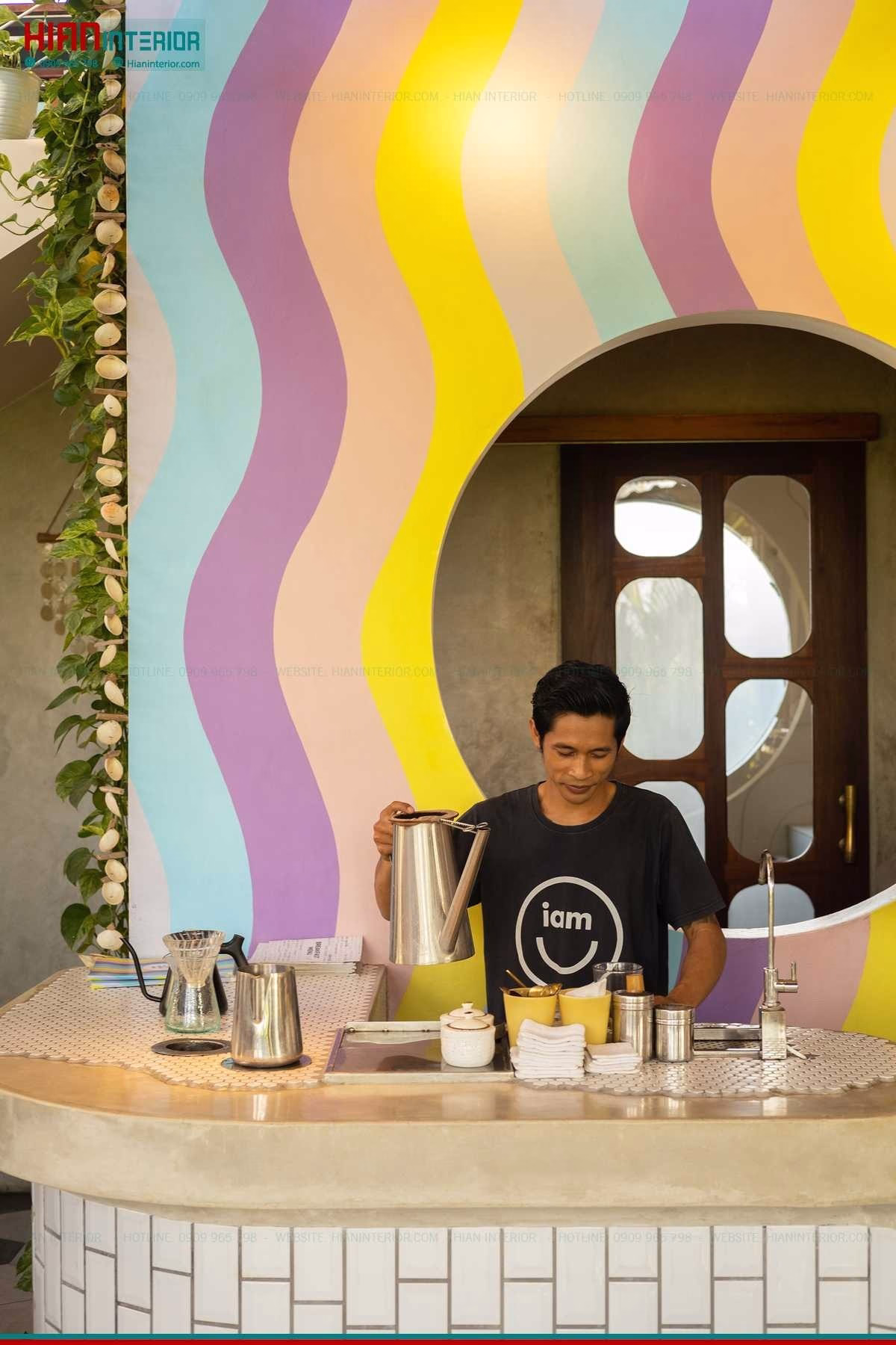 Mẫu Quán Cafe Hiện Đại Sân Vườn