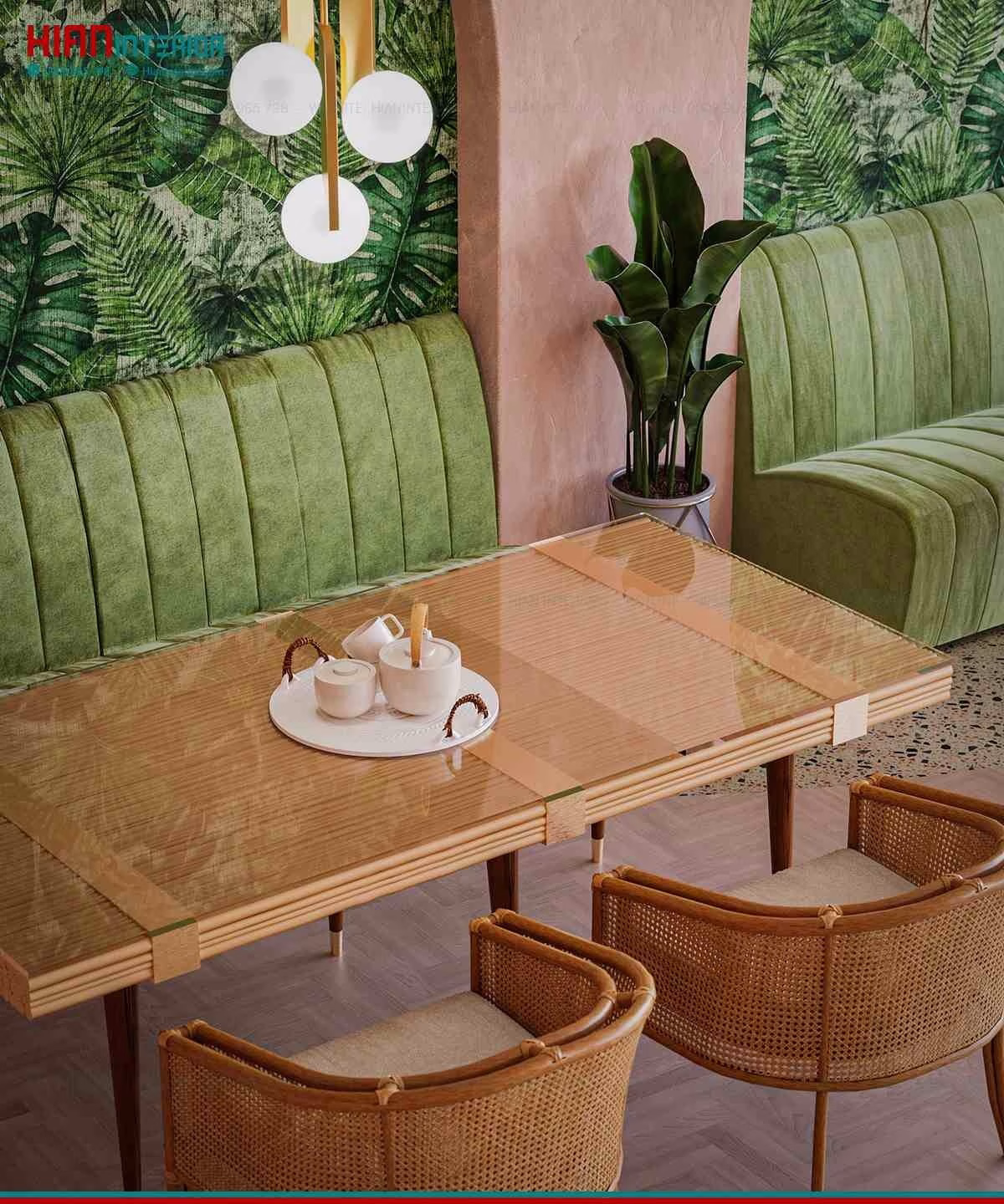 Mẫu Quán Cafe Hiện Đại Ngoài Trời
