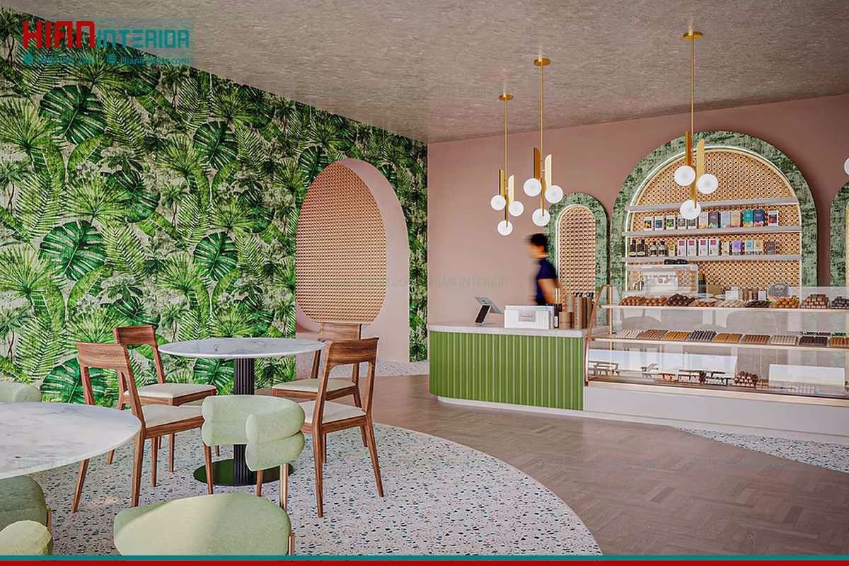 Mẫu Quán Cafe Hiện Đại Ngoài Trời