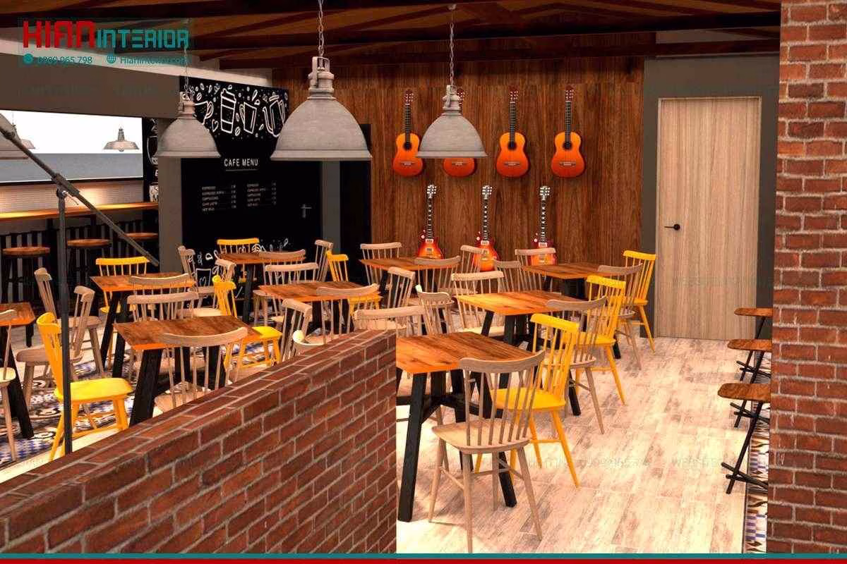 Mẫu Quán Cafe Hiện Đại Sang Trọng