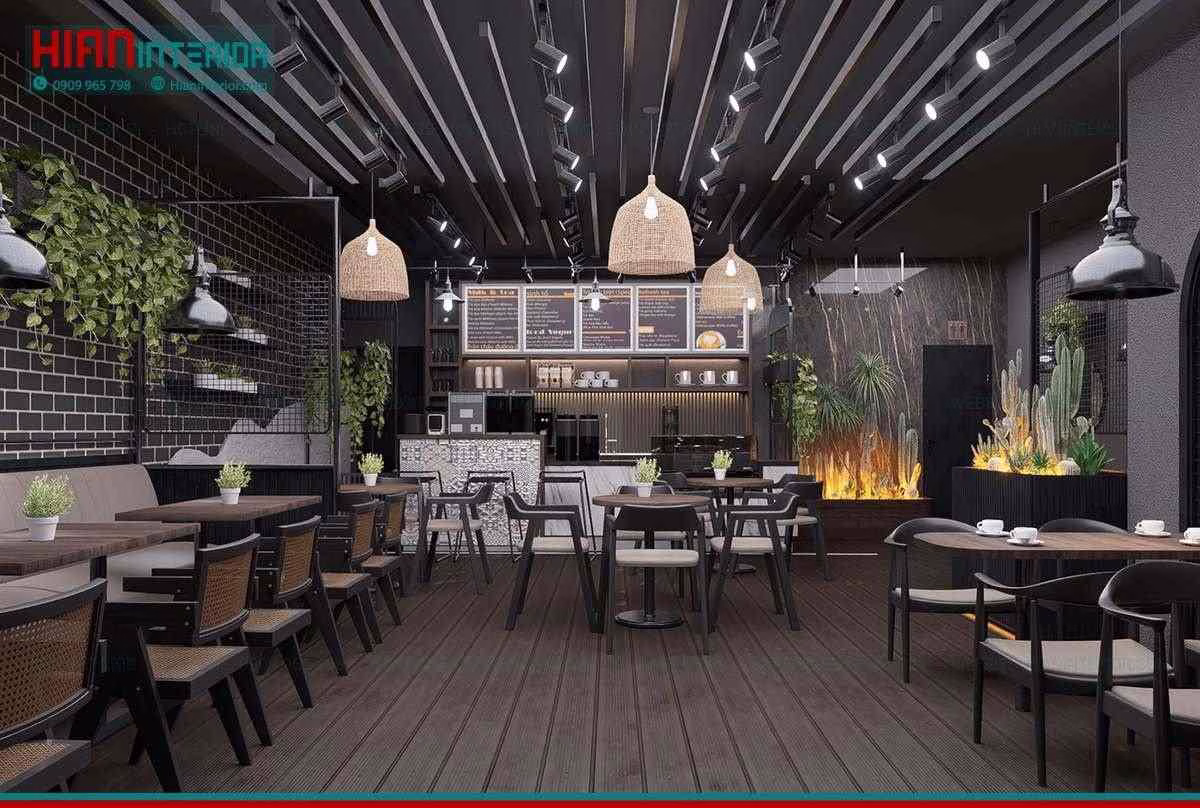 Mẫu Quán Cafe Hiện Đại Phổ Biến