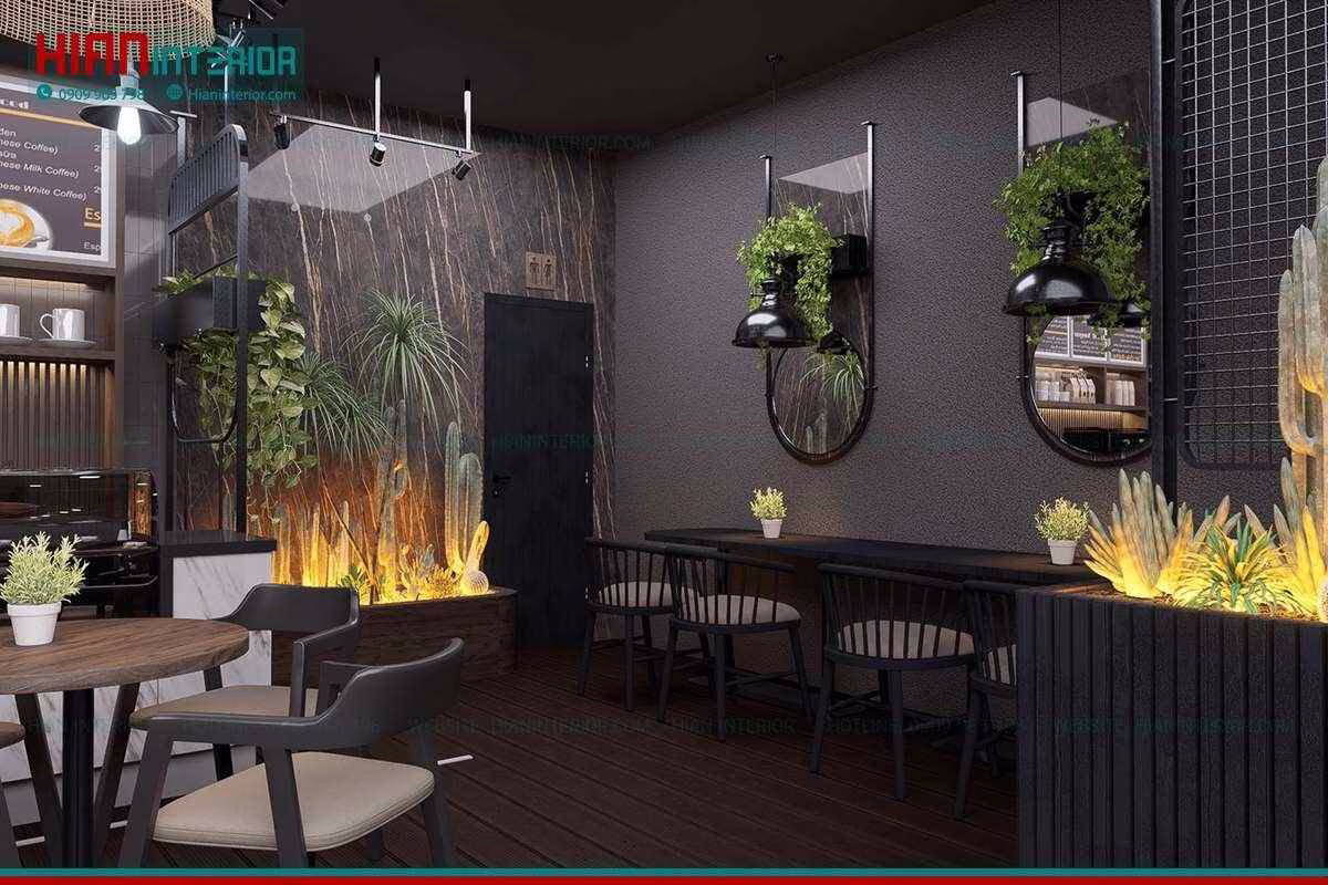 Mẫu Quán Cafe Hiện Đại Phổ Biến