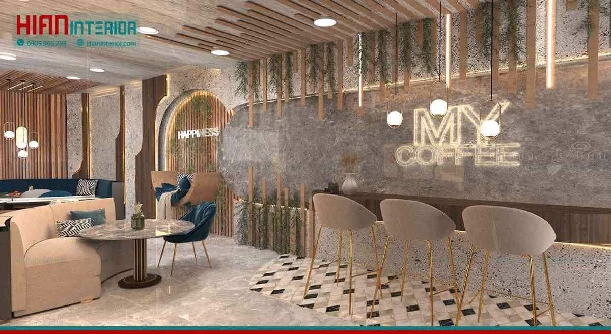 Mẫu Quán Cafe Hiện Đại Đơn Giản Mà Đẹp