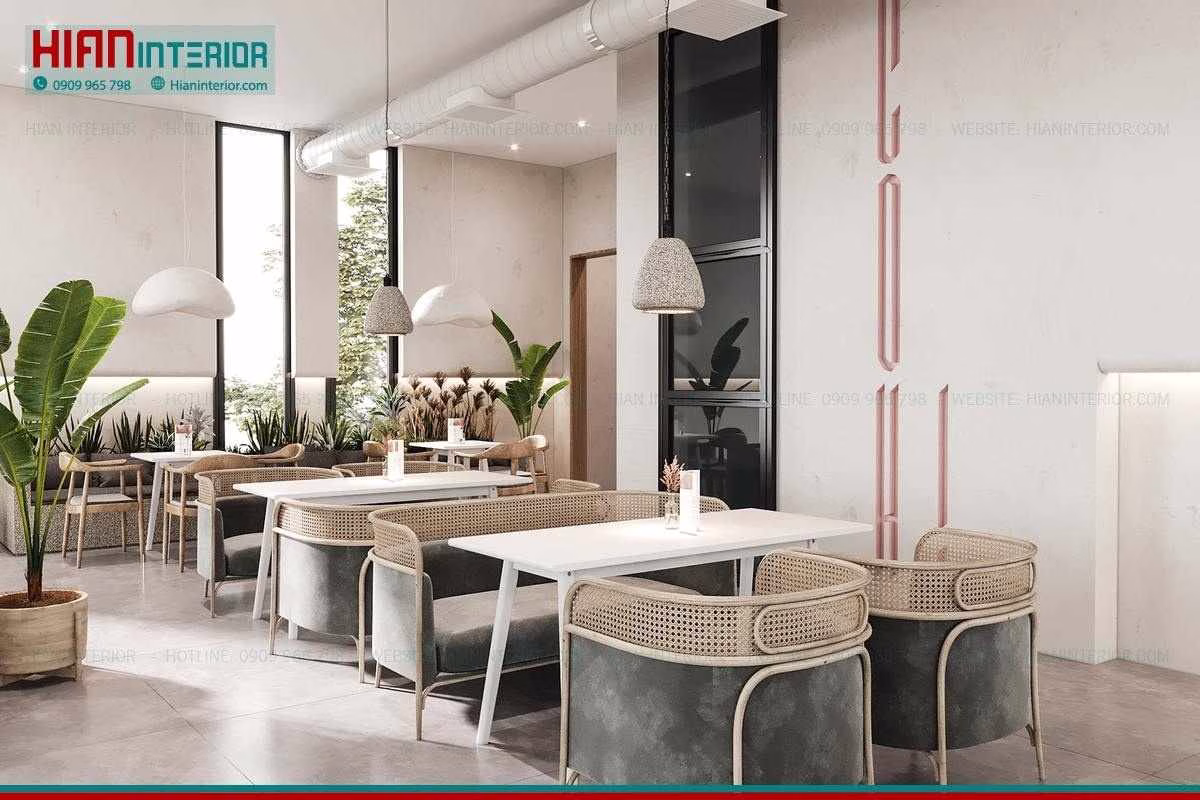 Mẫu Quán Cafe Hiện Đại Phong Cách Mới
