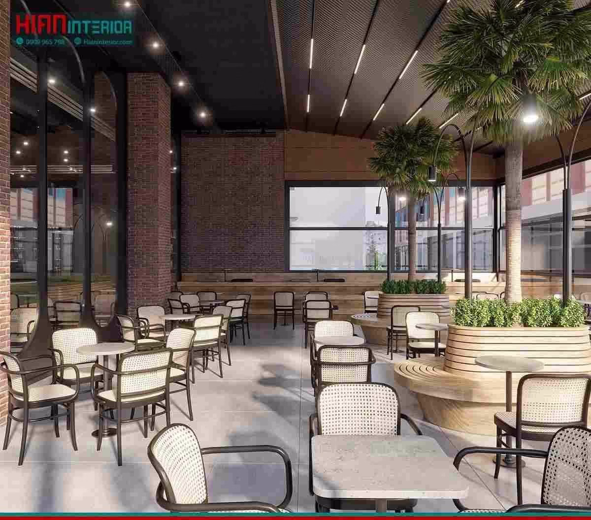 Mẫu Quán Cafe Hiện Đại Dễ Làm