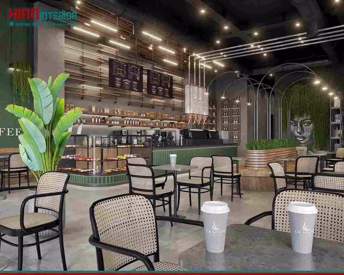 Mẫu Quán Cafe Hiện Đại Dễ Làm
