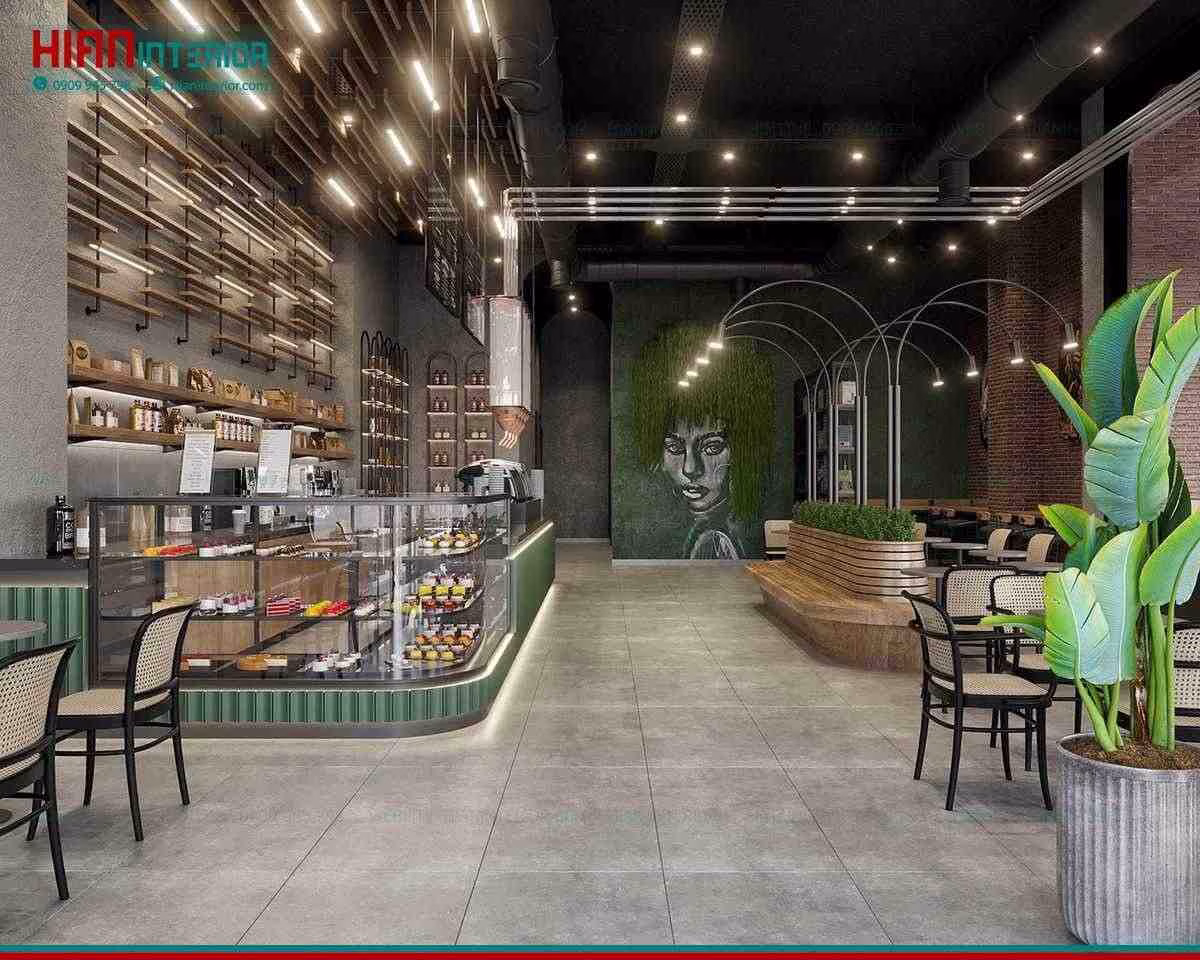 Mẫu Quán Cafe Hiện Đại Dễ Làm