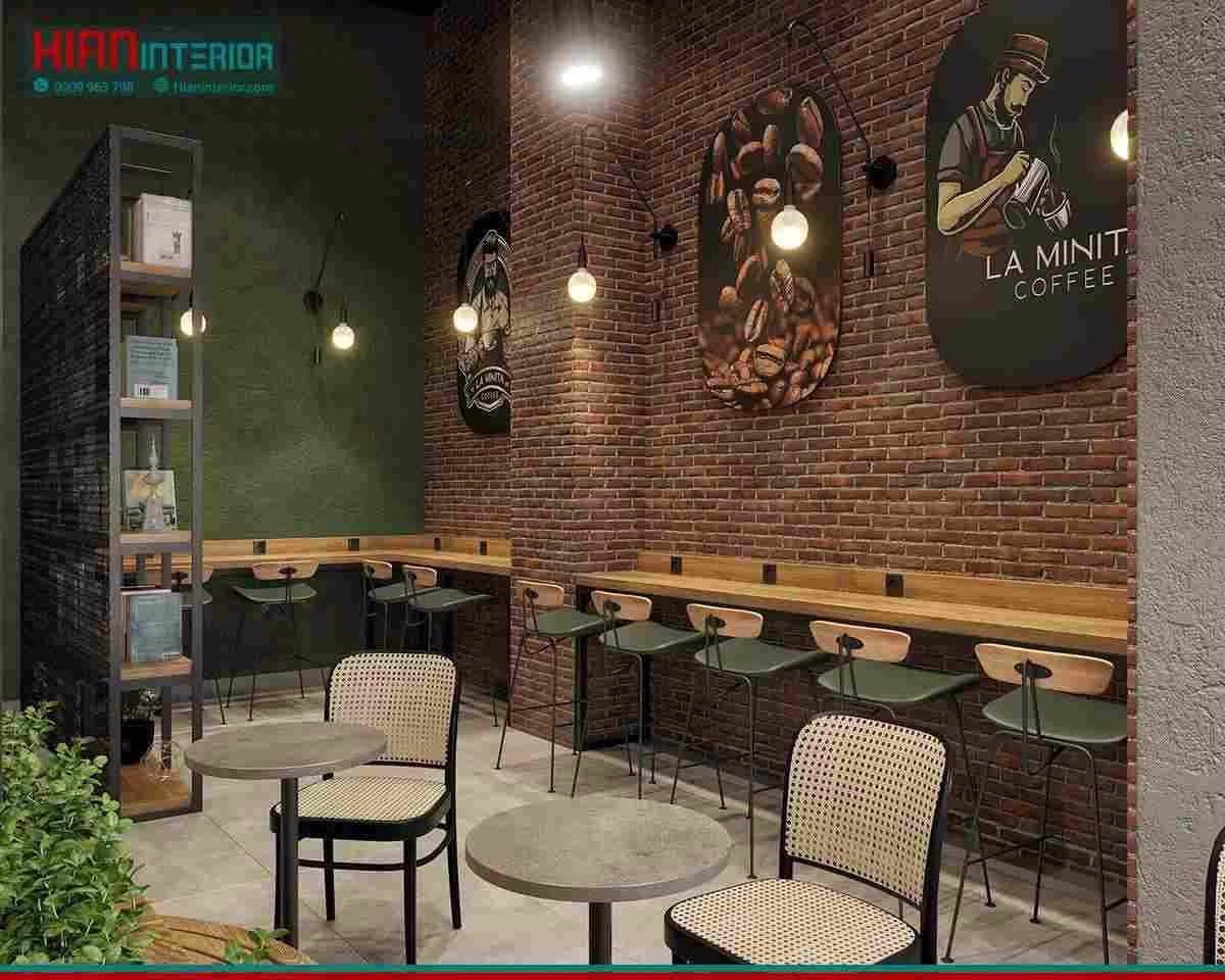 Mẫu Quán Cafe Hiện Đại Dễ Làm