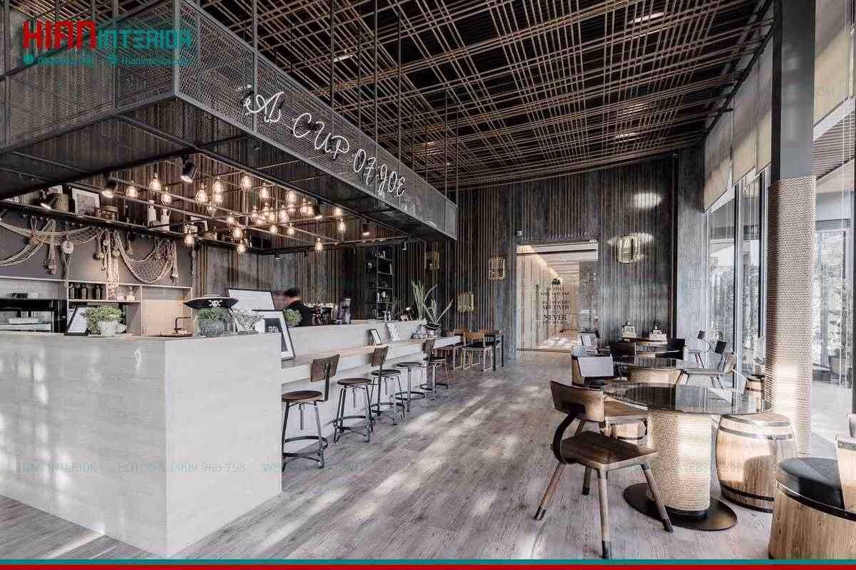 Mẫu Quán Cafe Hiện Đại Thực Tế