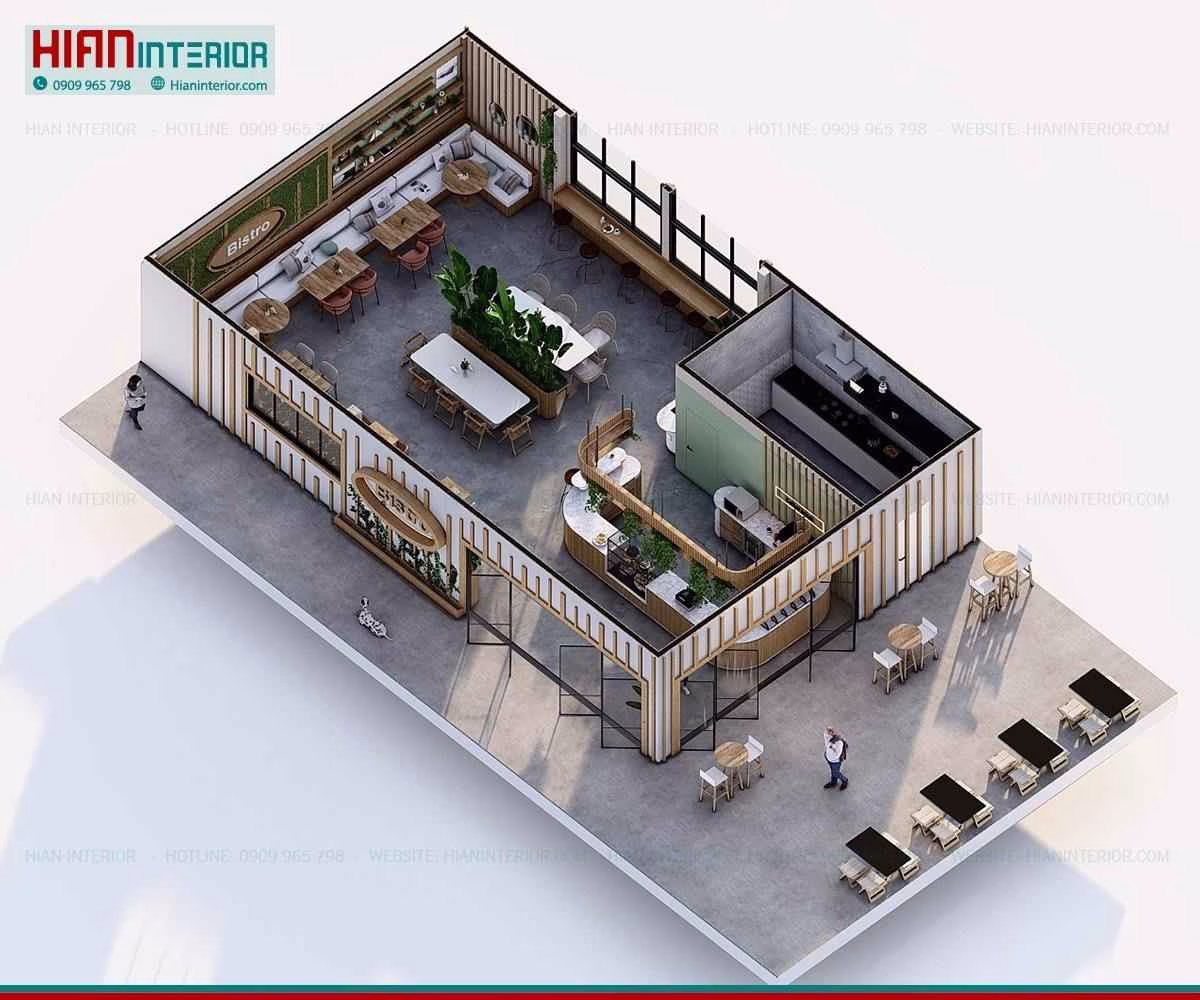 Mẫu Quán Cafe Hiện Đại Phổ Biến Nhất