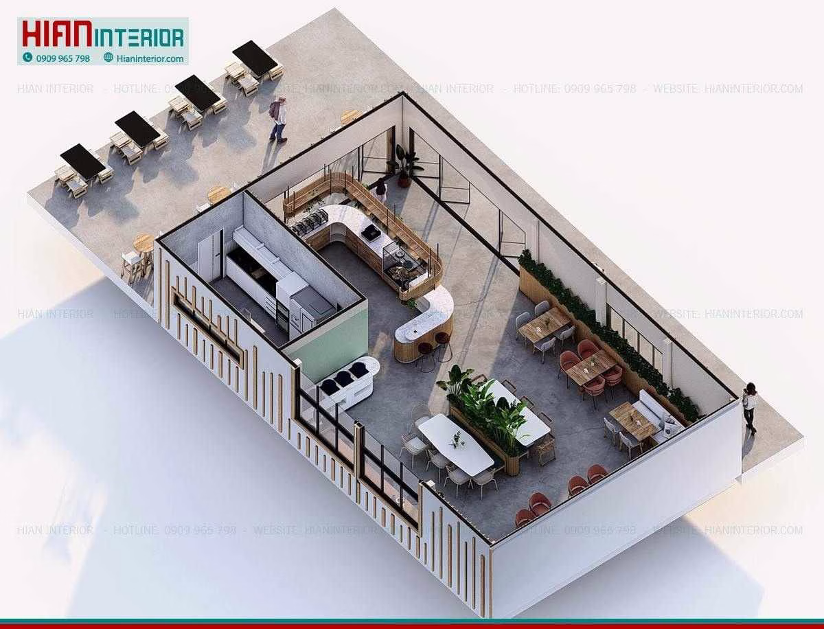 Mẫu Quán Cafe Hiện Đại Phổ Biến Nhất