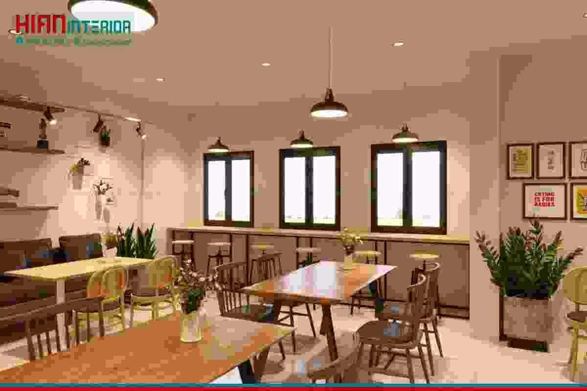 Quán Cafe Hiện Đại Ở Thành Phố