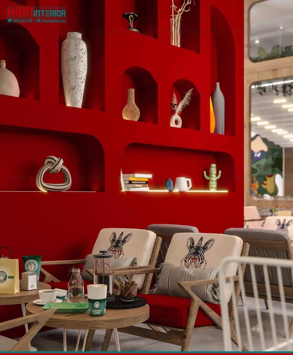 Quán Cafe Hiện Đại Kết Hợp Làm Việc