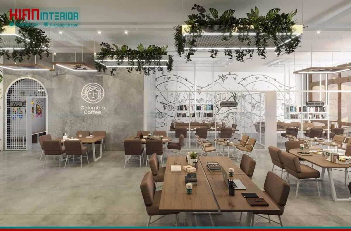 Quán Cafe Hiện Đại Kết Hợp Làm Việc