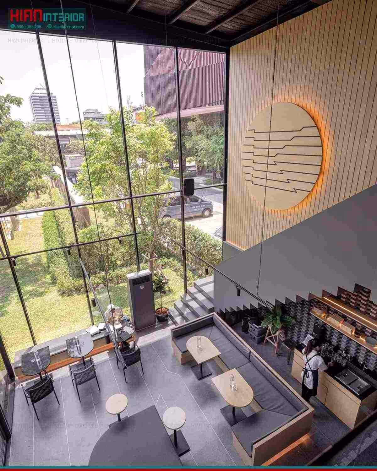 Quán Cafe Hiện Đại Học Tập