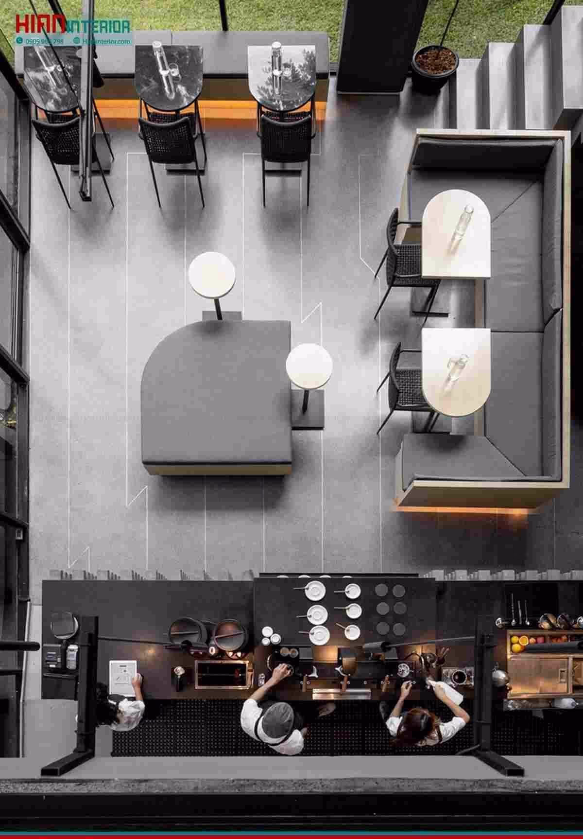 Quán Cafe Hiện Đại Học Tập