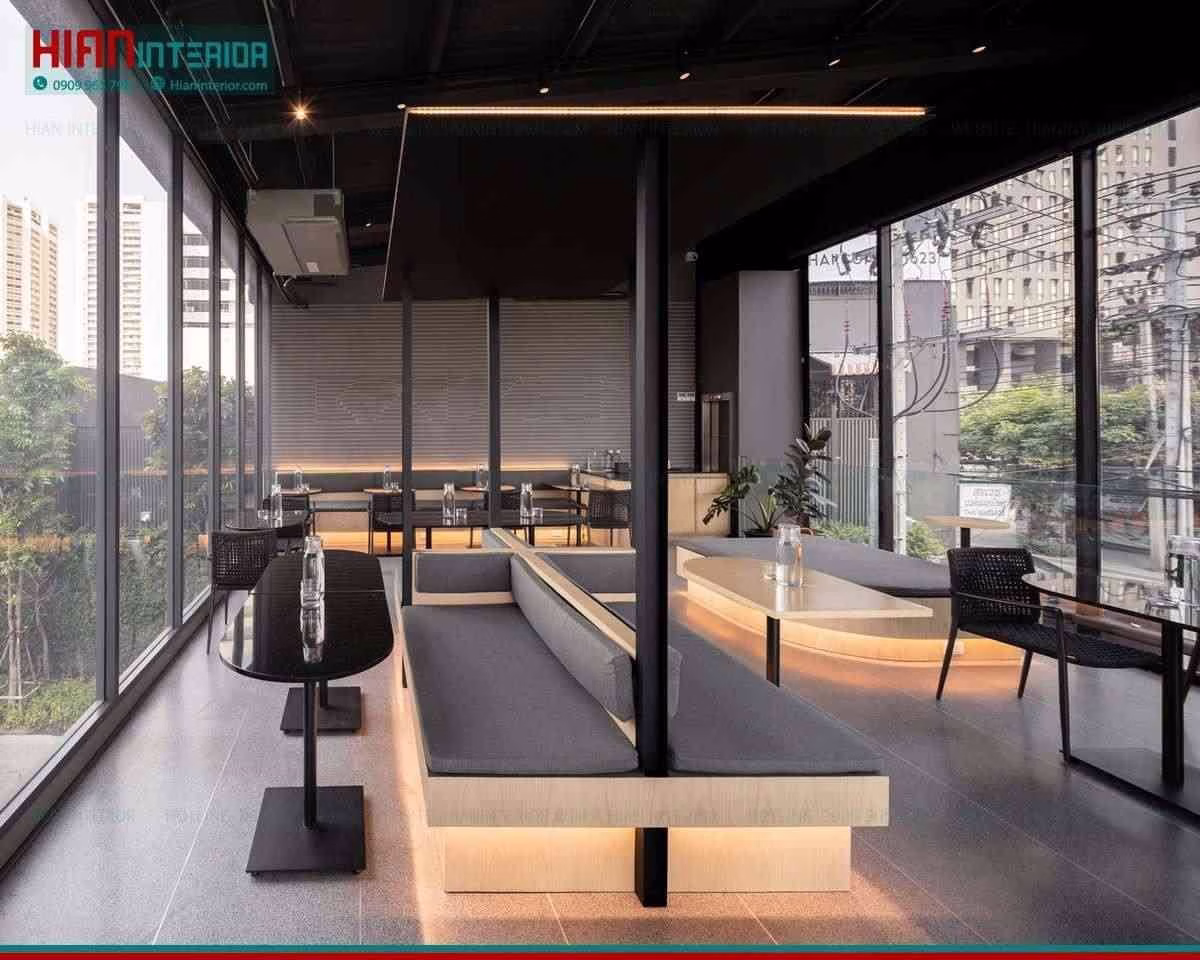 Quán Cafe Hiện Đại Học Tập
