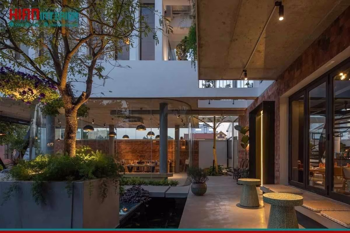 Quán Cafe Hiện Đại Đông Khách