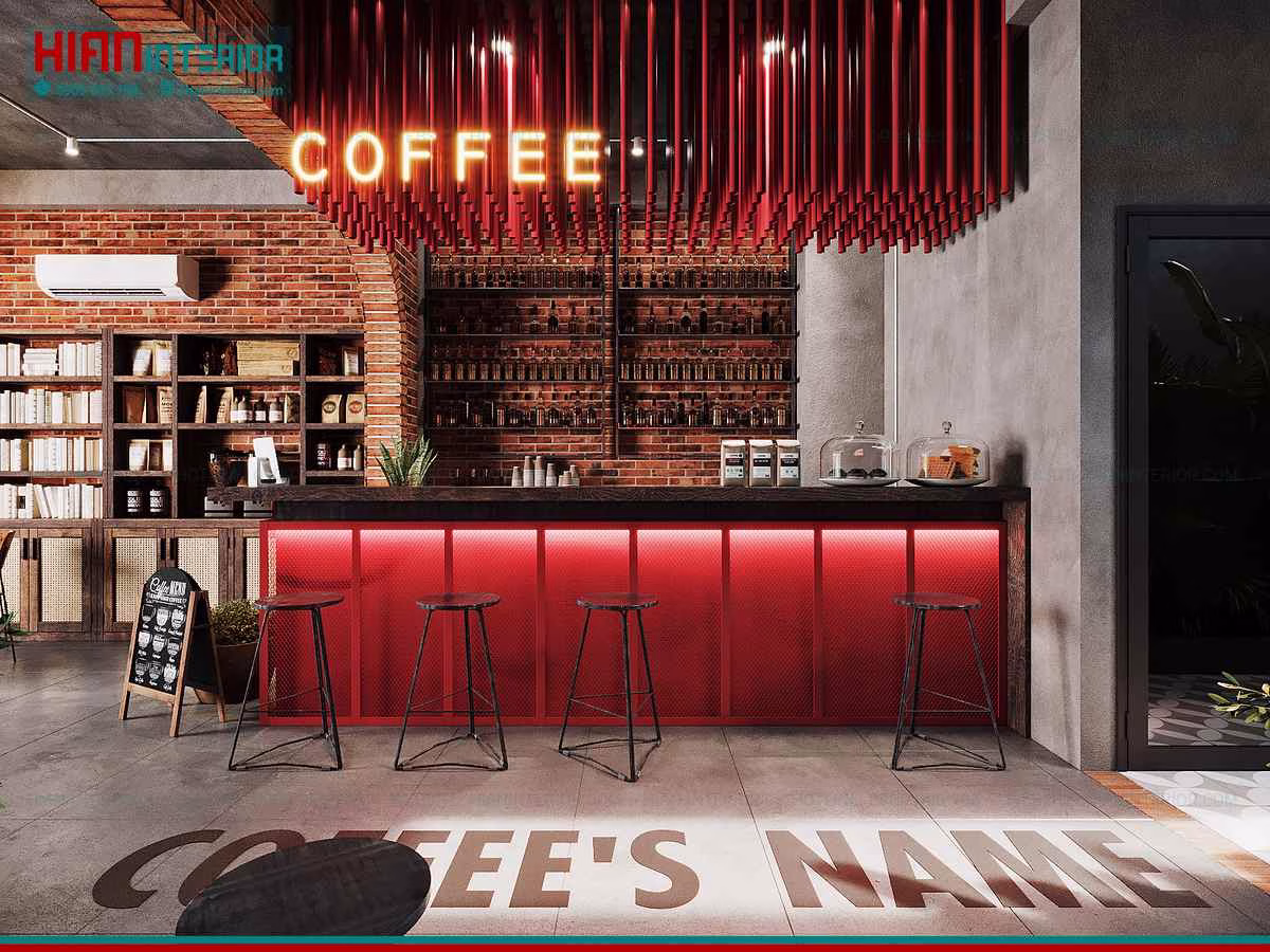 Mẫu Quán Cafe Hiện Đại