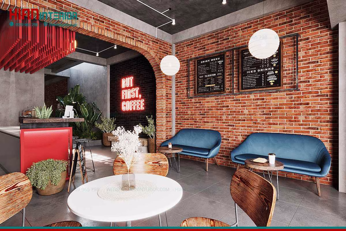 Mẫu Quán Cafe Hiện Đại