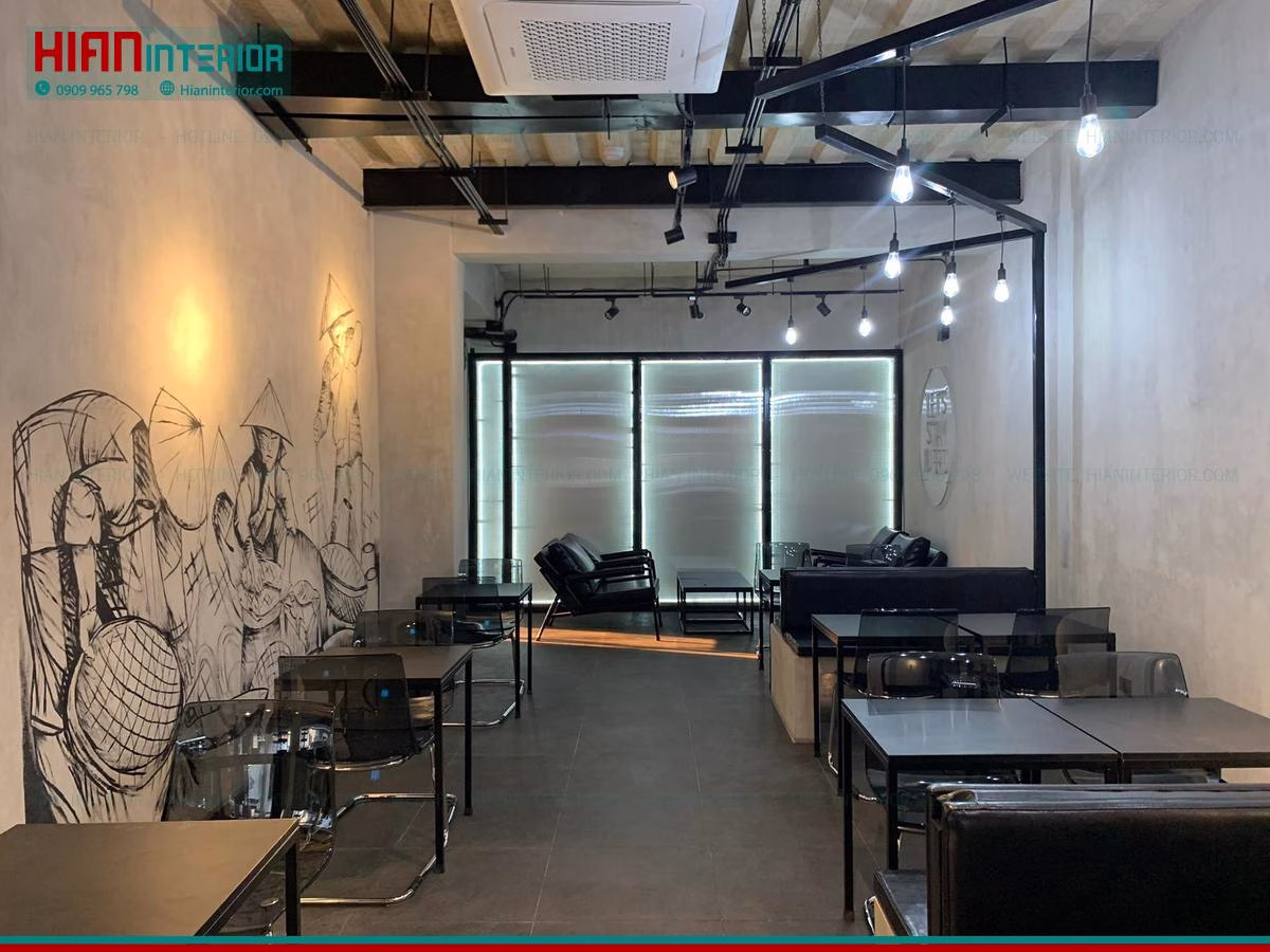 Quán Cafe Hiện Đại Đơn Giản