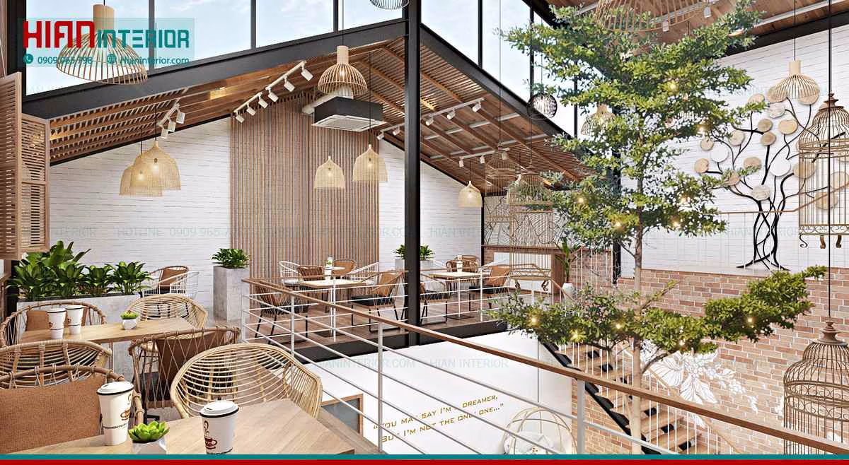 Quán Cafe Hiện Đại Sang Trọng