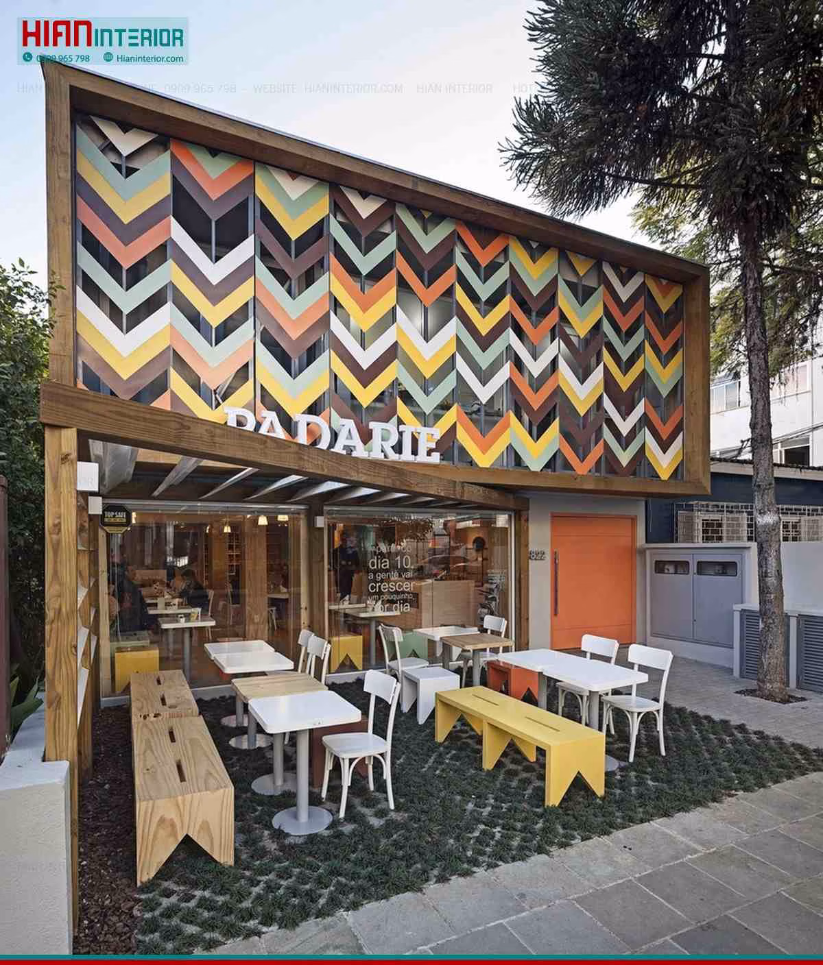 Quán Cafe Hiện Đại Tối Giản