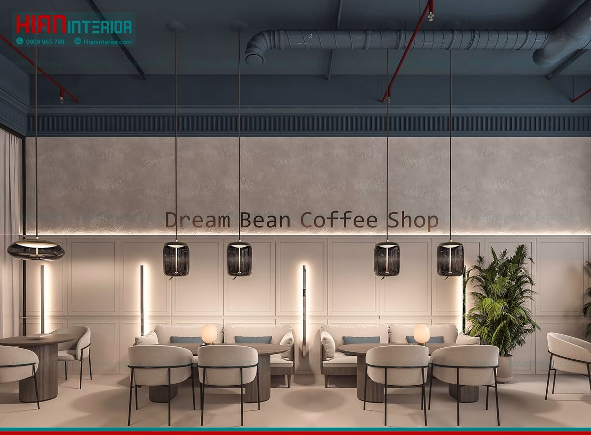 Quán Cafe Hiện Đại Phong Cách Hàn Quốc