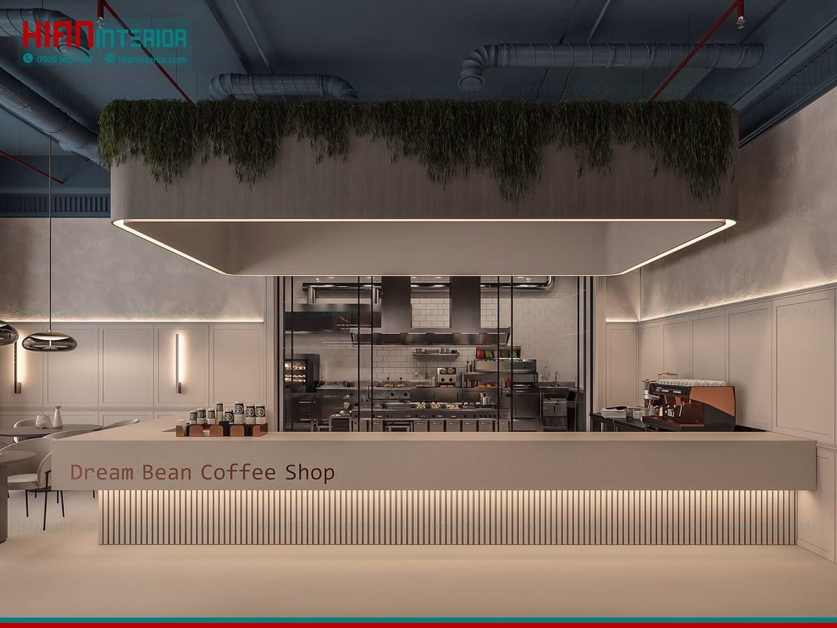 Quán Cafe Hiện Đại Phong Cách Hàn Quốc