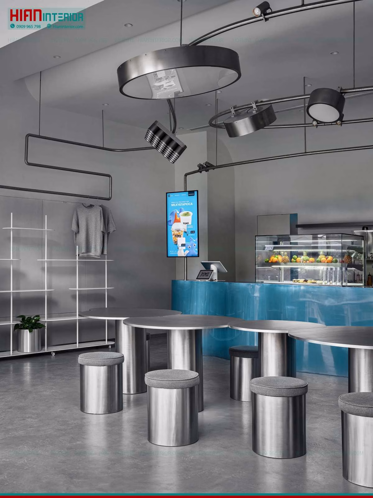 Quán Cafe Hiện Đại Phong Cách Nhật