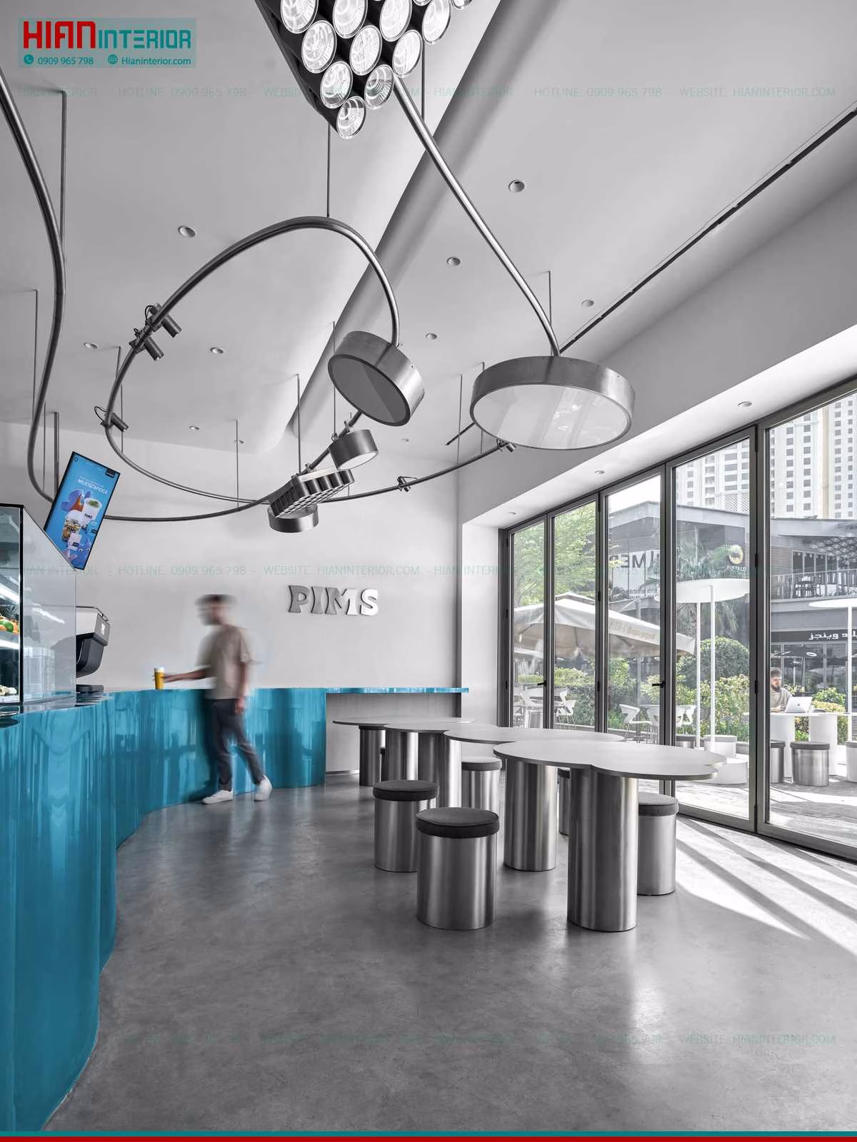 Quán Cafe Hiện Đại Phong Cách Nhật