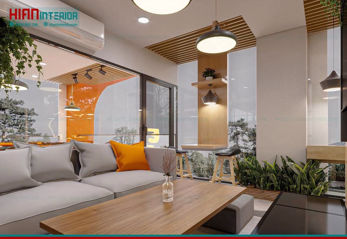 Quán Cafe Hiện Đại Châu Âu