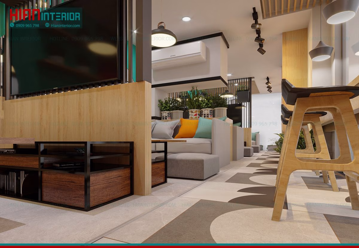 Quán Cafe Hiện Đại Châu Âu