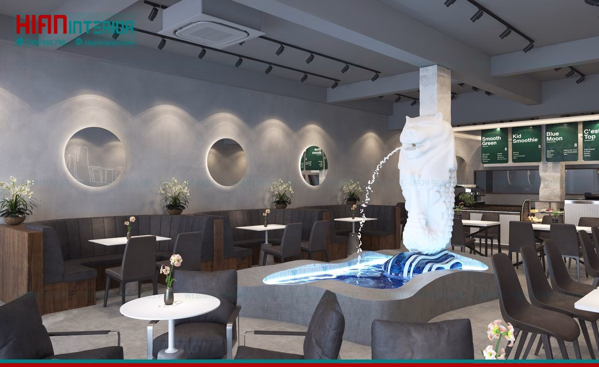 Quán Cafe Hiện Đại Trẻ Trung