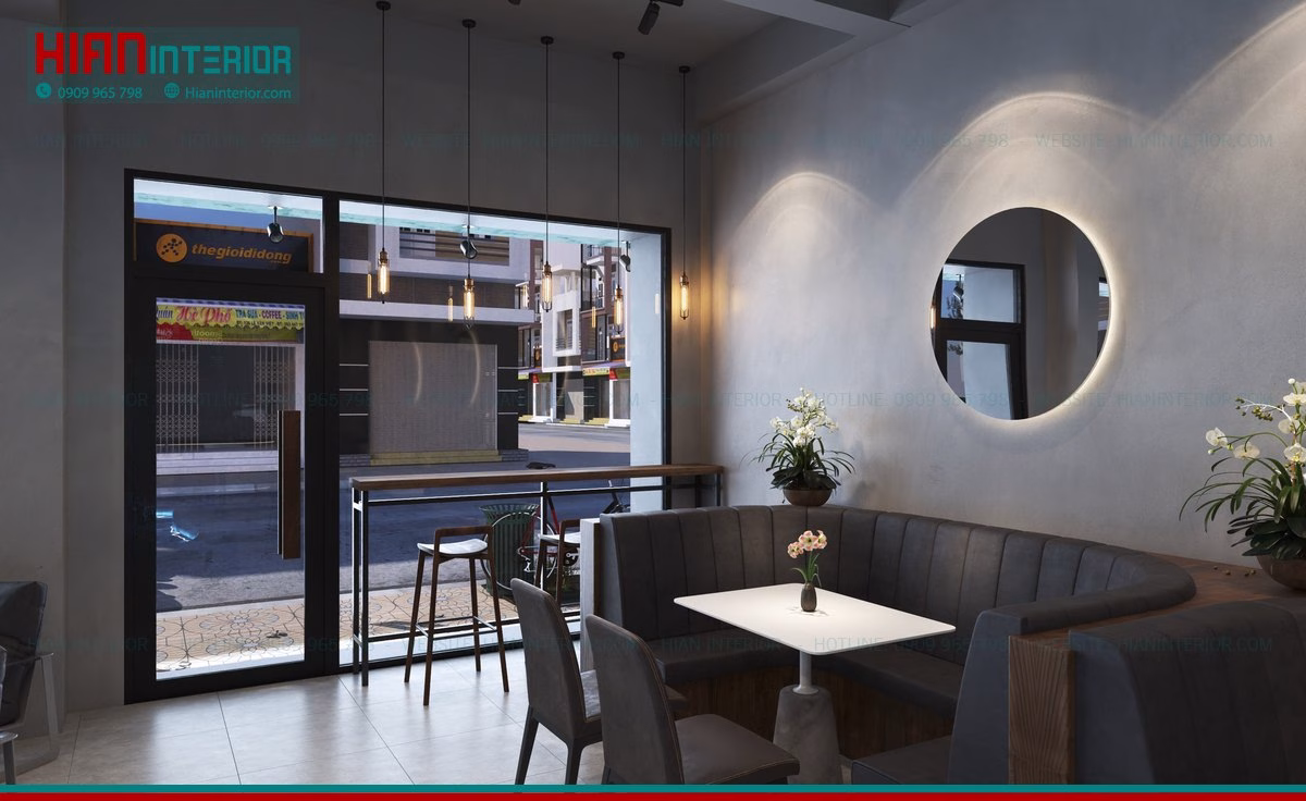 Quán Cafe Hiện Đại Trẻ Trung