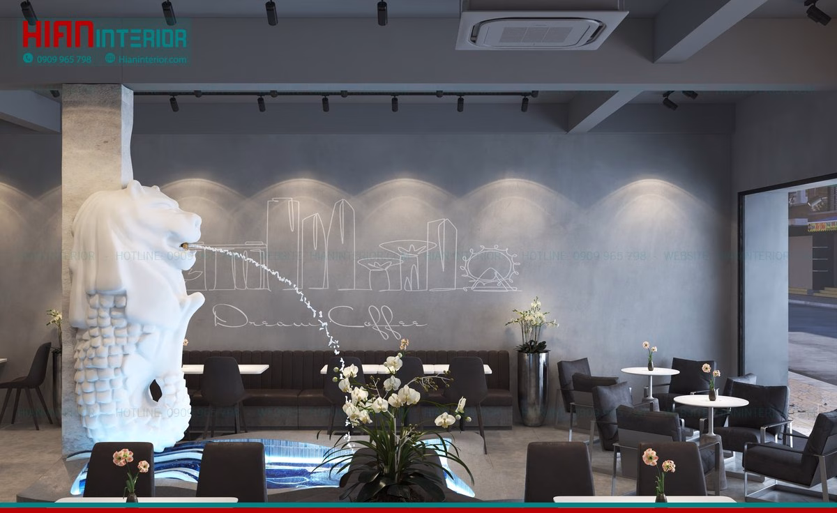 Quán Cafe Hiện Đại Trẻ Trung