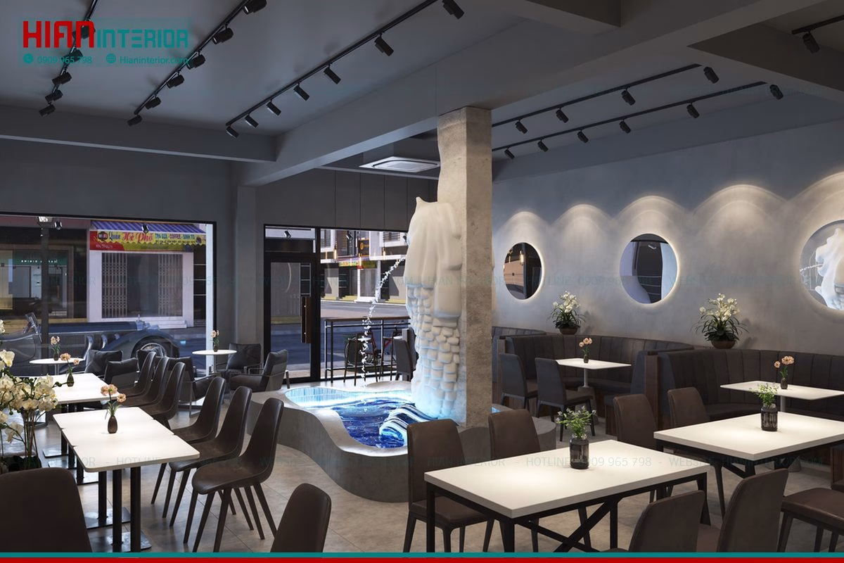 Quán Cafe Hiện Đại Trẻ Trung