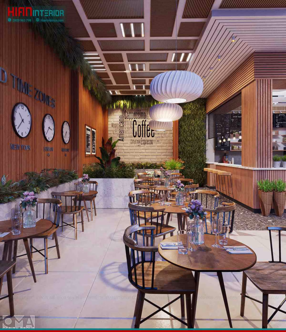 Quán Cafe Hiện Đại Tinh Tế