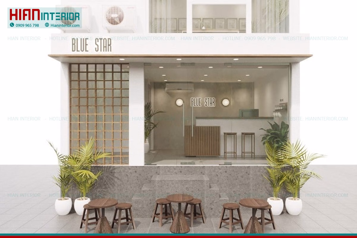 Quán Cafe Hiện Đại Tối Ưu Không Gian