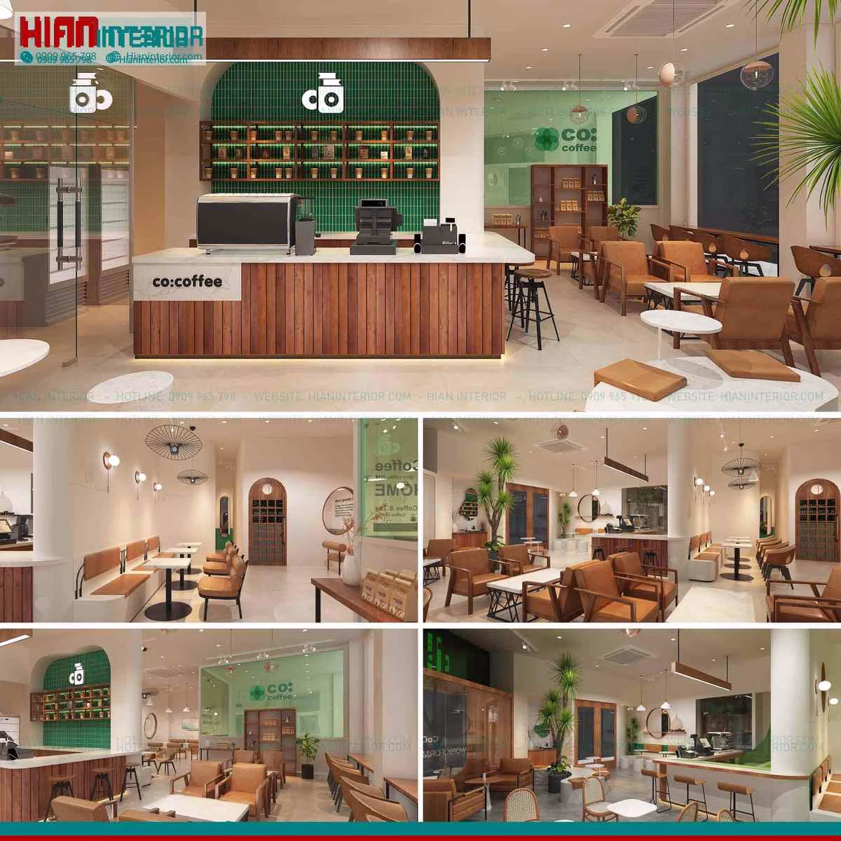 Quán Cafe Hiện Đại Kết Hợp Thiên Nhiên