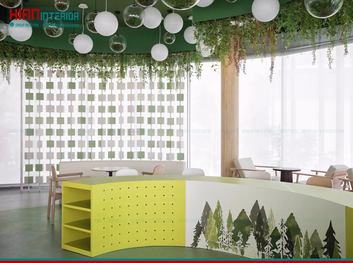 Quán Cafe Hiện Đại 40M2
