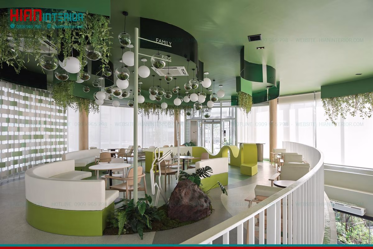Quán Cafe Hiện Đại 40M2