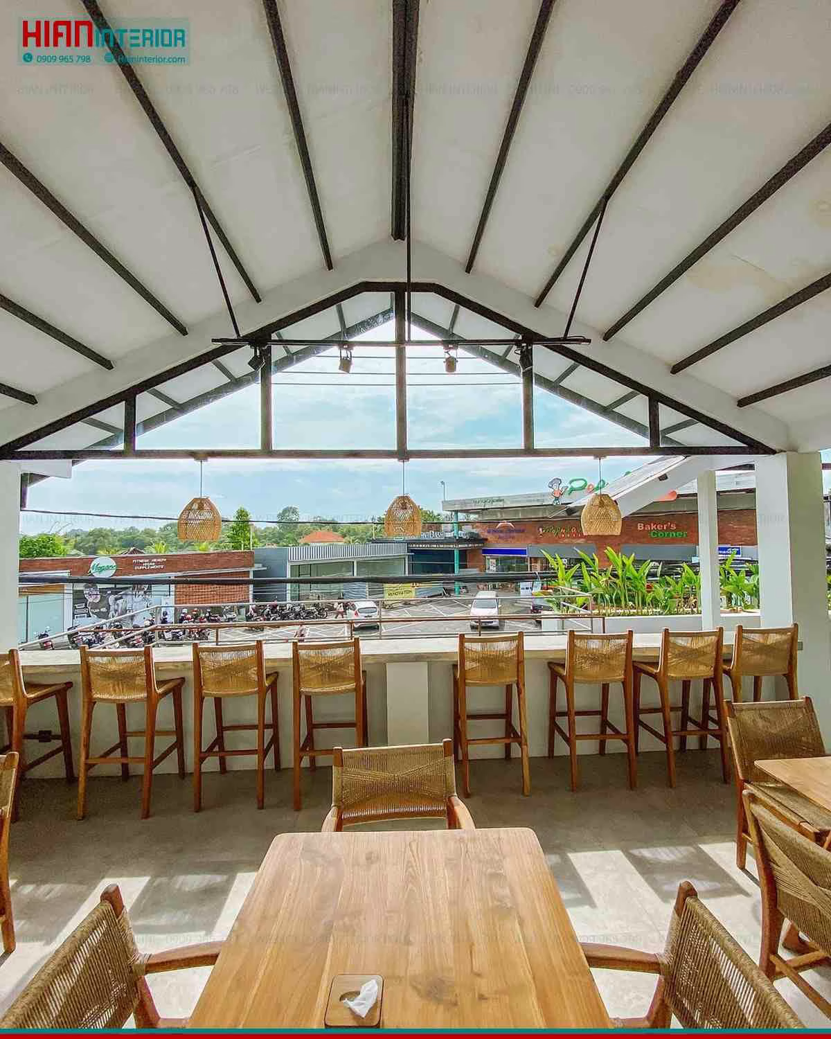 Quán Cafe Hiện Đại 50M2