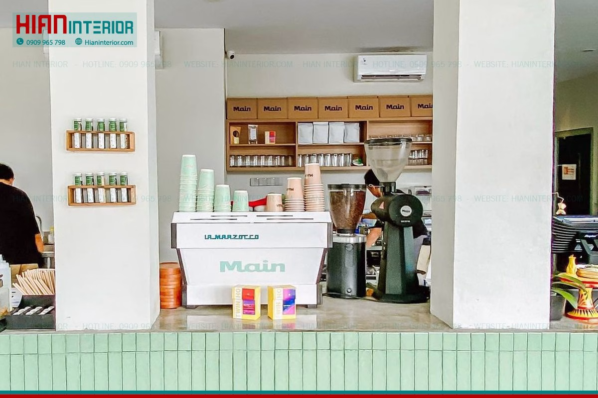 Quán Cafe Hiện Đại 50M2