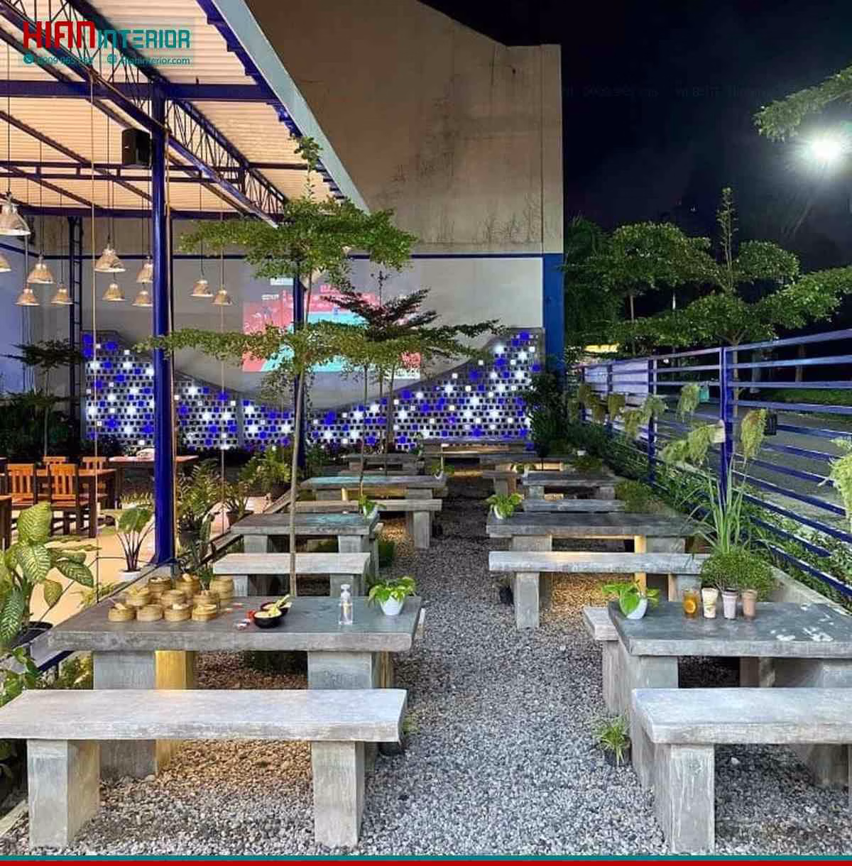 Quán Cafe Hiện Đại 60M2