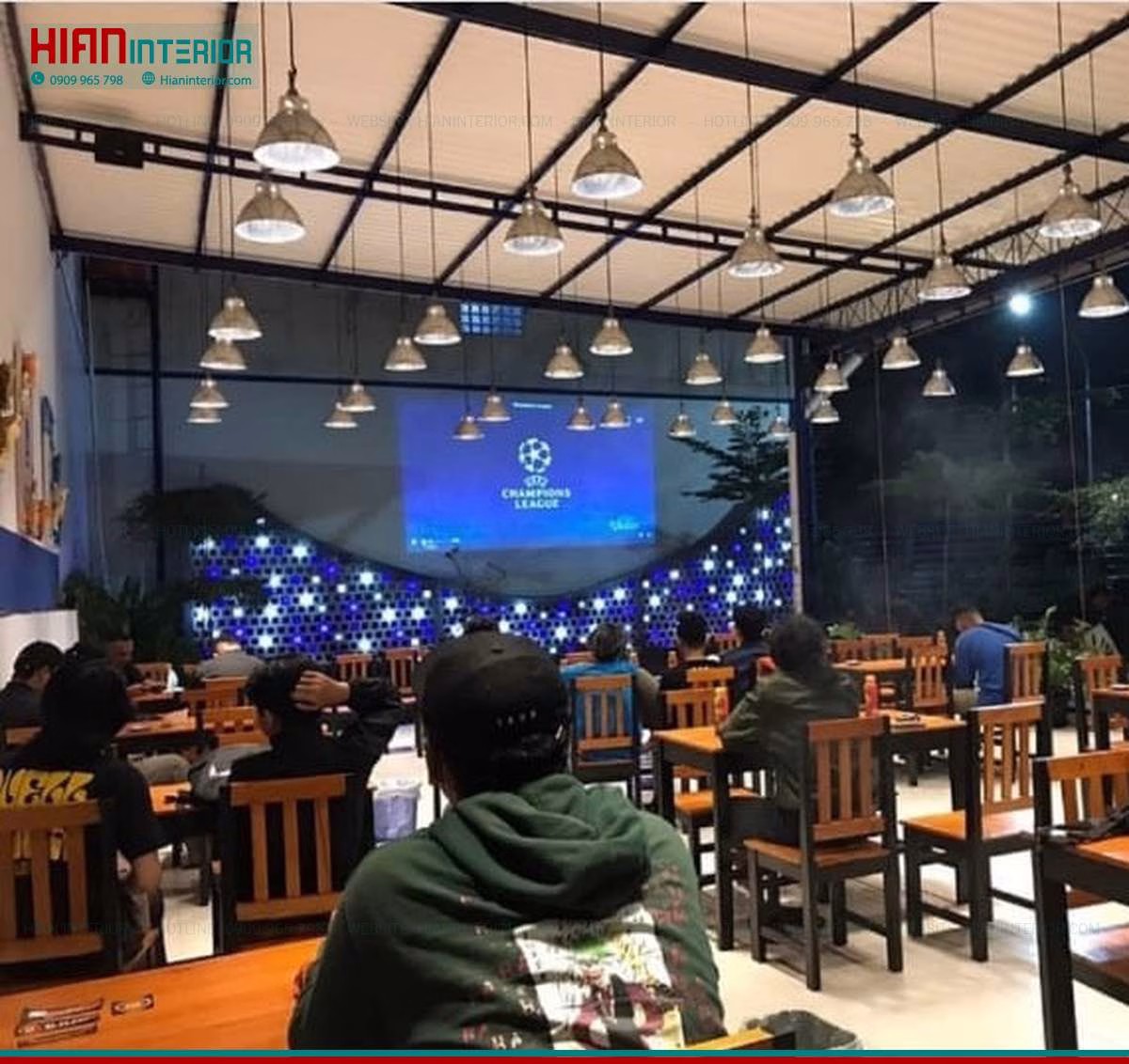 Quán Cafe Hiện Đại 60M2