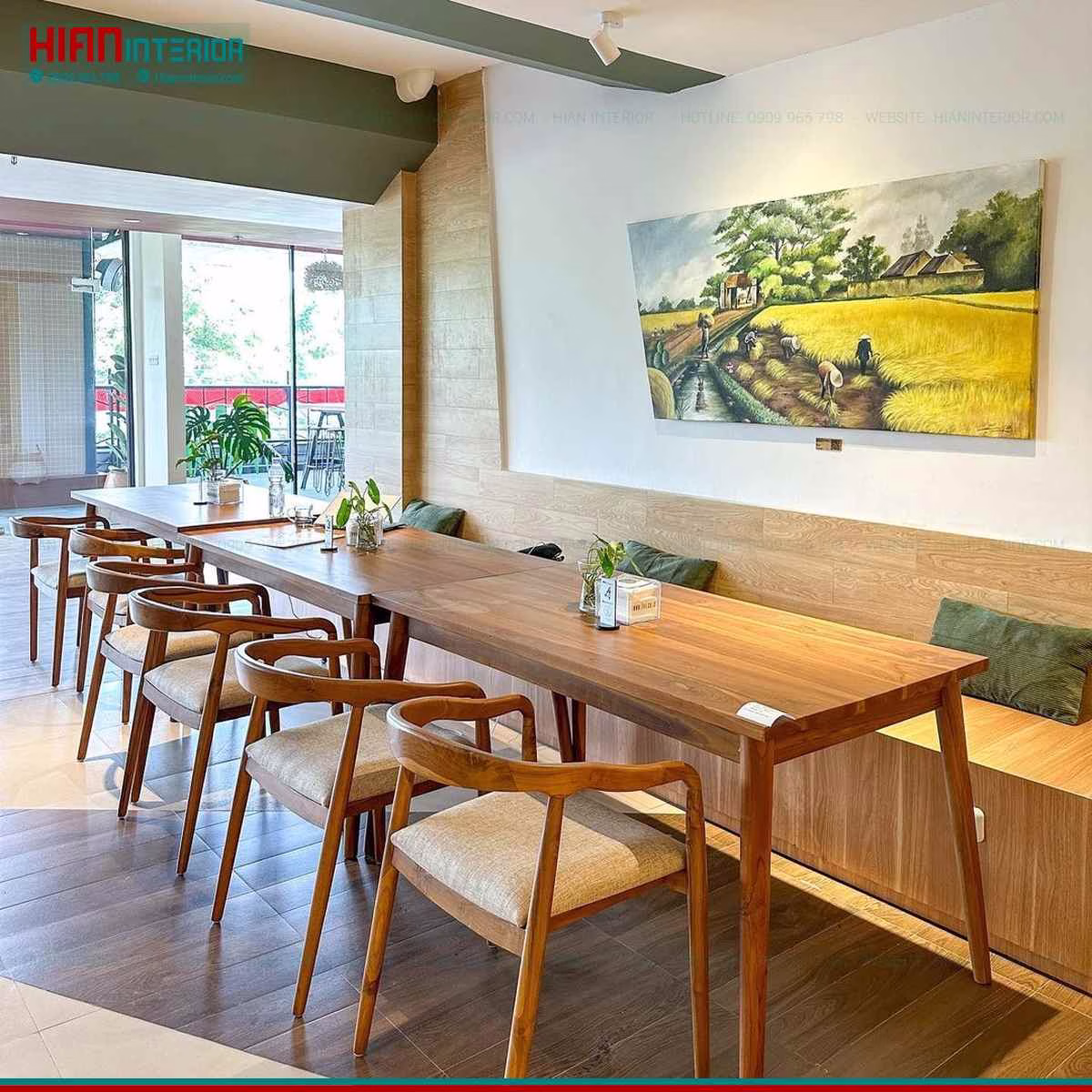 Quán Cafe Hiện Đại 100M2