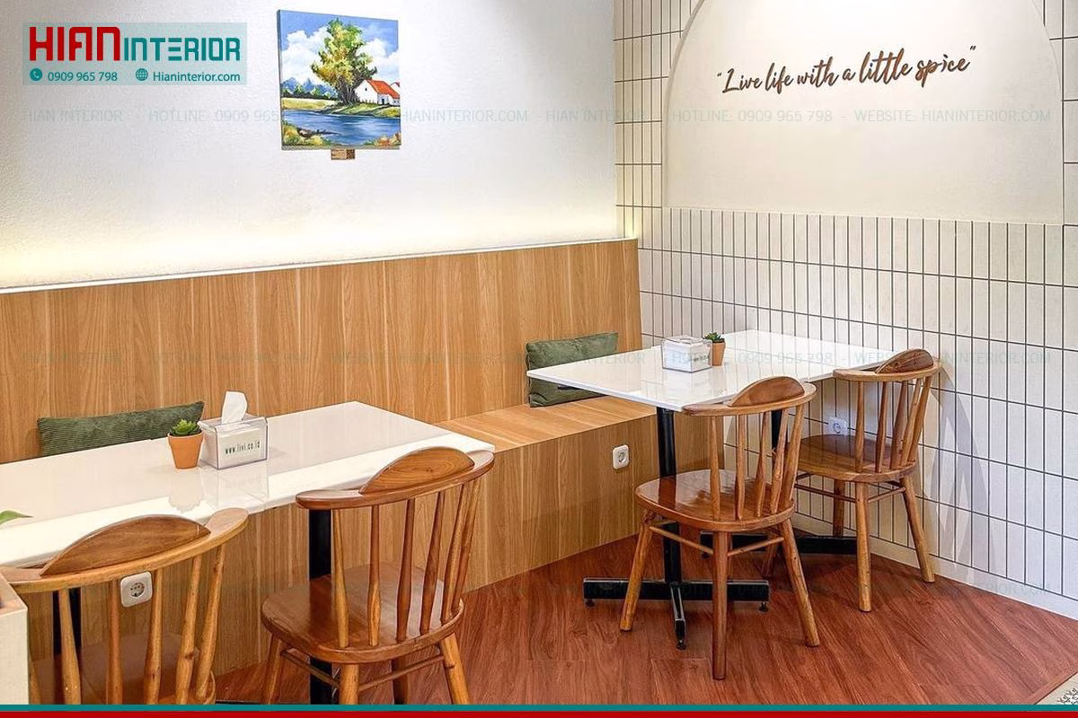 Quán Cafe Hiện Đại 100M2
