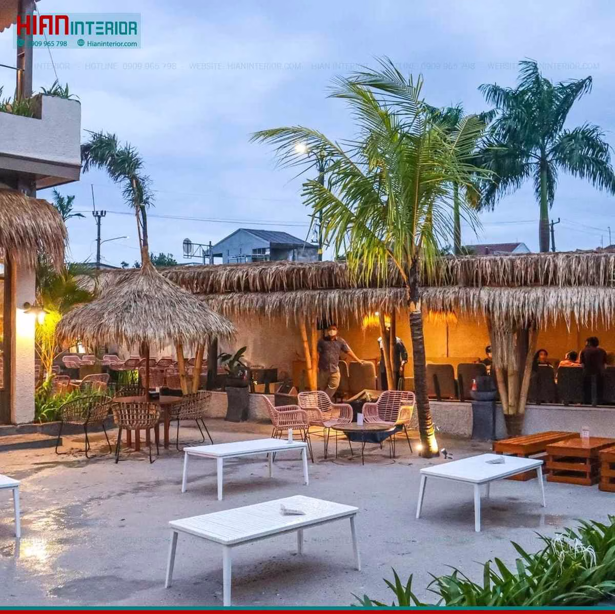 Quán Cafe Hiện Đại 3 Tầng