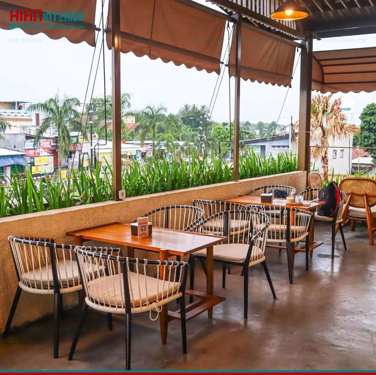 Quán Cafe Hiện Đại 3 Tầng